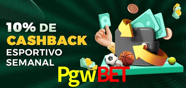 10% de bônus de cashback na Pgwbet